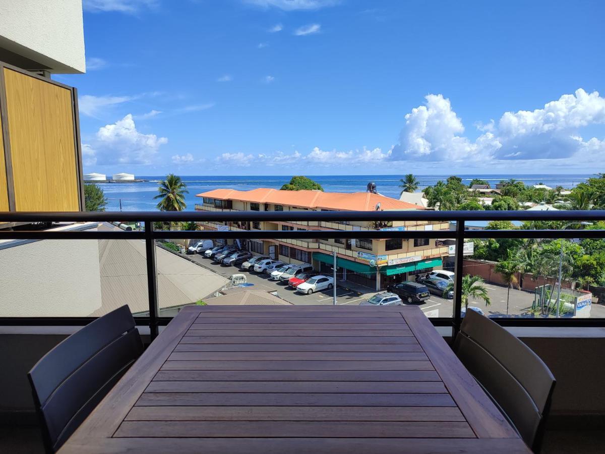 Blue Moana Studio Papeete - Sea View, Ac, Fast Wifi, Pool, Gym Ngoại thất bức ảnh